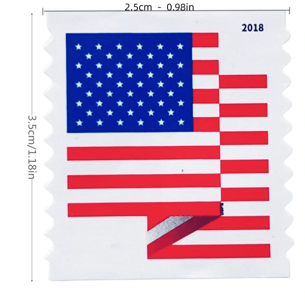 USPS 2018 National Flag Permanent Commemorative Stamps (500 pieces)